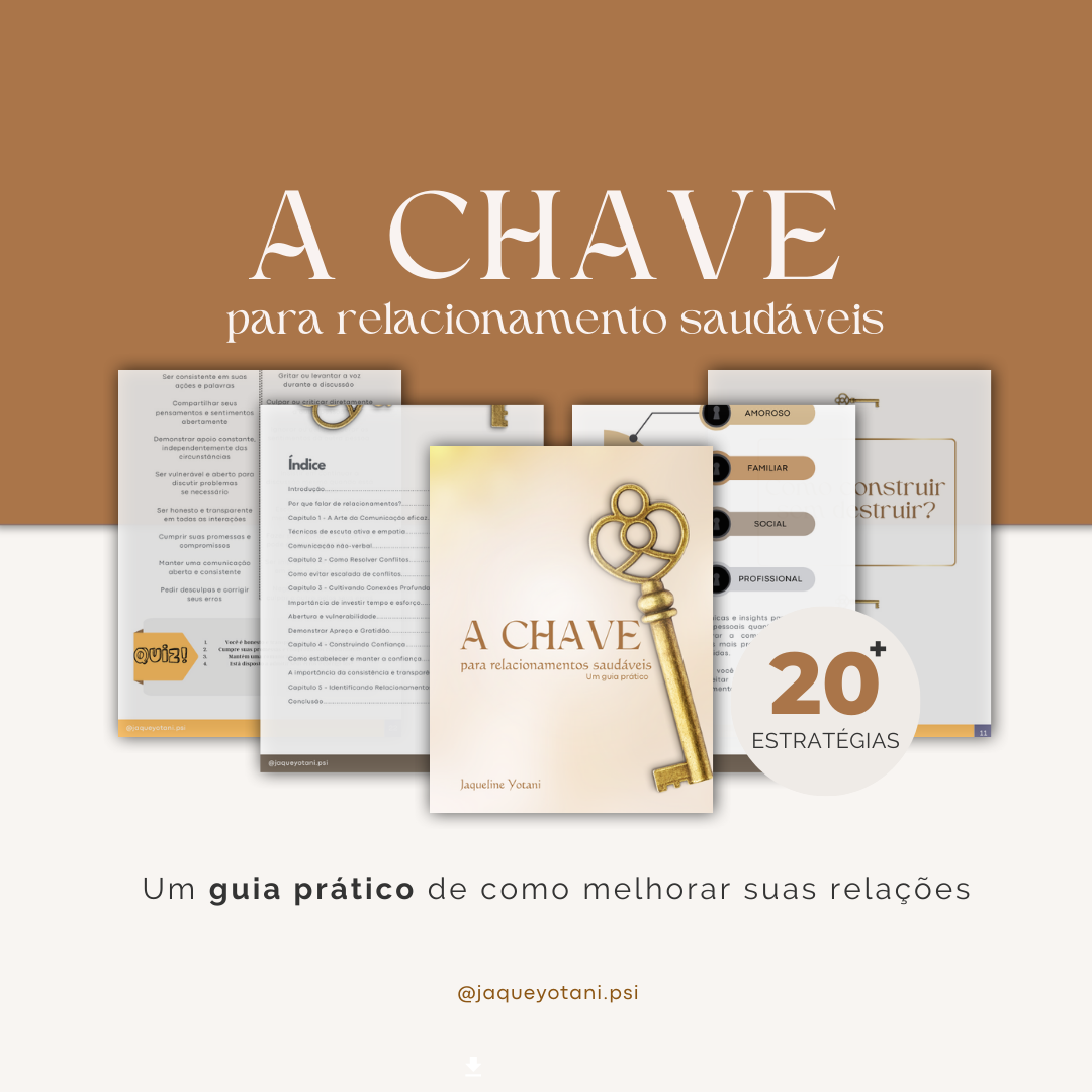 [E-BOOK] A CHAVE - para relacionamentos saudáveis