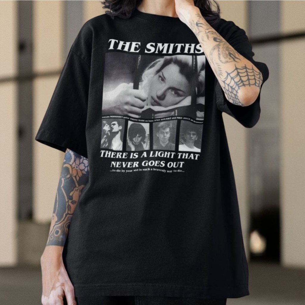 Camiseta Vintage The Smiths Banda De Rock Musica There Is A Light Album Integrantes