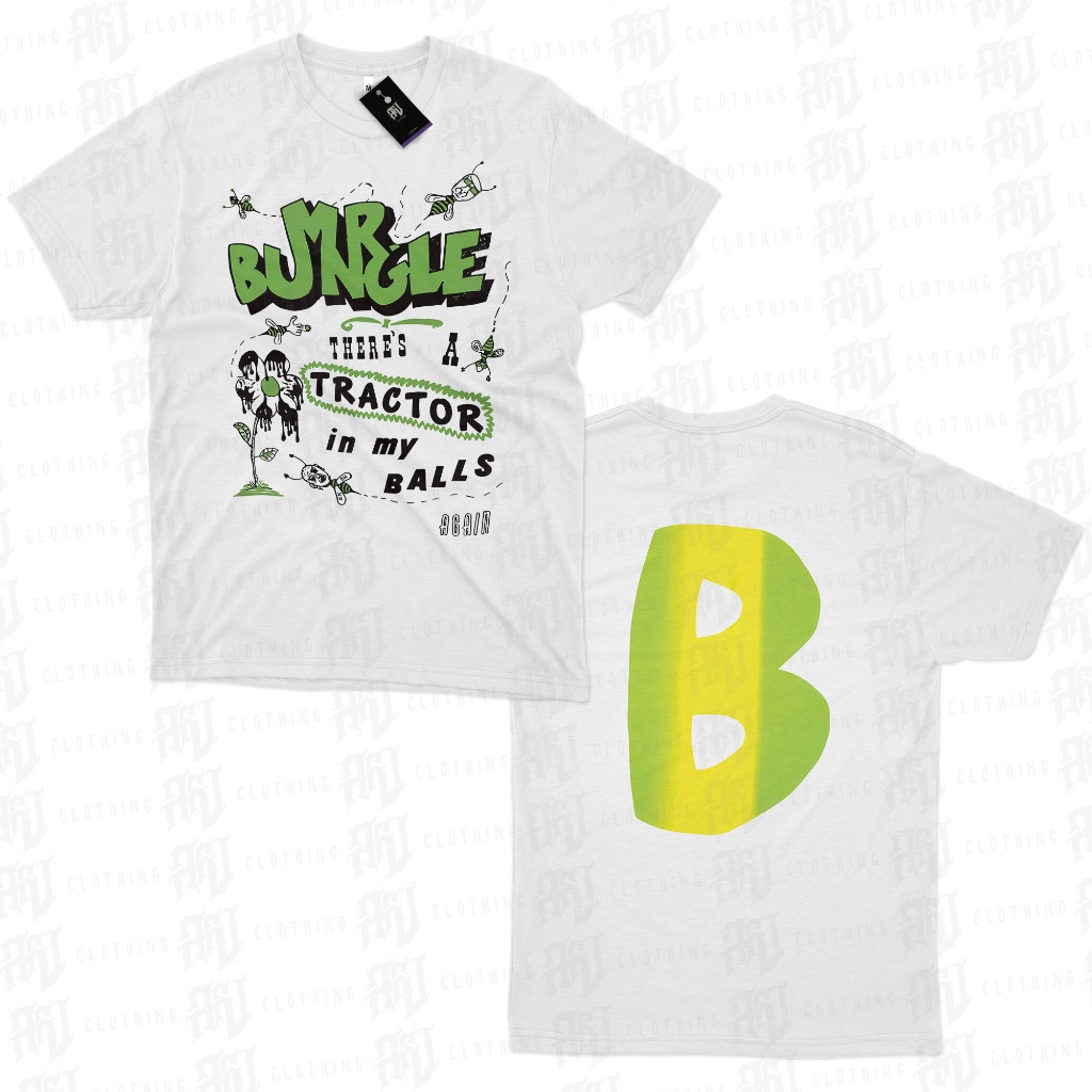 Camiseta Mr. Bungle There's A Tractor In My Balls Again Vintage 1993 100% Algodão DTG