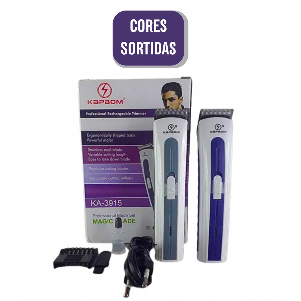 Máquina de Cortar Aparador de Pelos Barba Cabelo Bivo - Novo Pronta Entrega Qualidade Superior