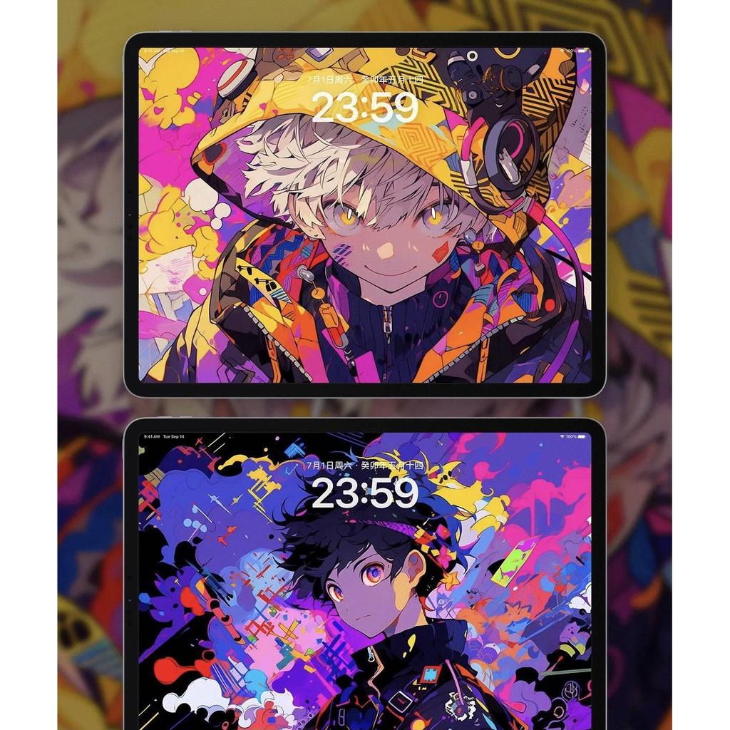 Anime Premium Atmosfera Cool Boy Ultra Clear 5K4K Papel de parede IPAD Computador IMAC Tablet iPhone
