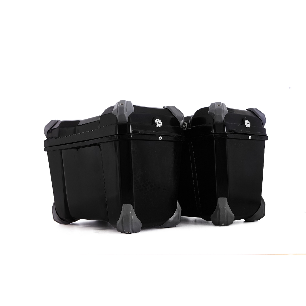 Side Cases Gilimoto Traveler 48 Litros com Ponteiras - Malas Laterais/Baús Laterais: Personalização e Resistência