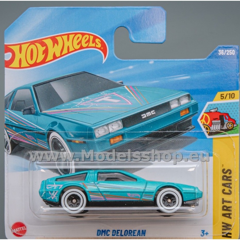 Hot Wheels DMC Delorean | HW Art Cars - Novo e Lacrado
