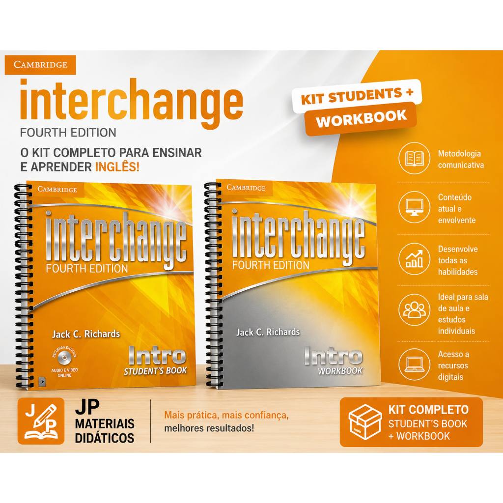 KIT INTERCHANGE INTRO – FOURTH EDITION STUDENT'S BOOK + WORKBOOK WITH PRESENTATIO PLUS