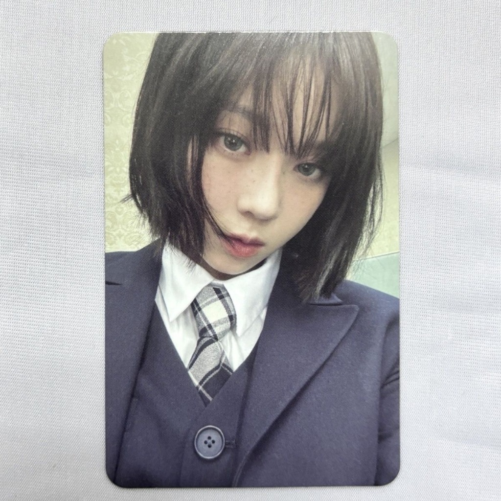 Autêntico aespa Mini Album 3 Intro Version Photocard Com WINTER (Kim Minjeong) No Conceito De Uniforme Escolar