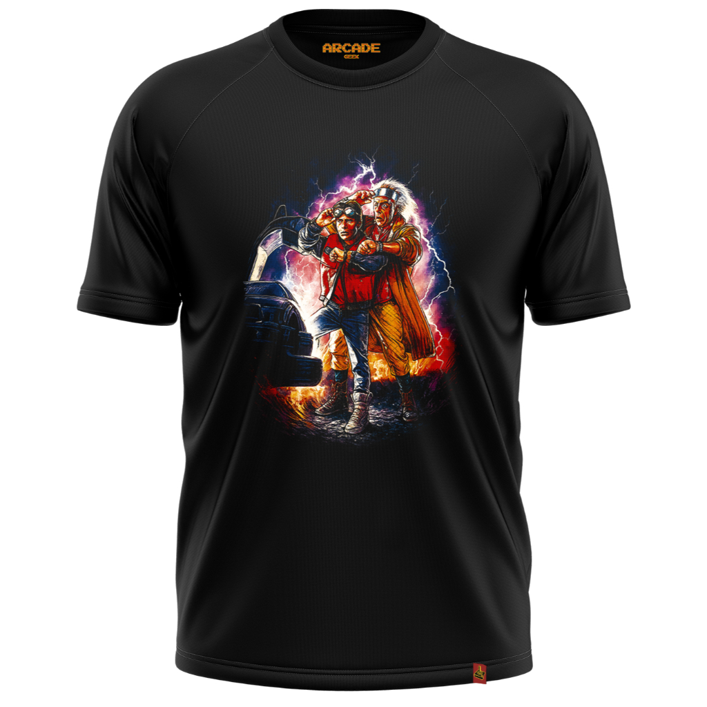 Camiseta Filmes Series Ficção  Devolta Back Futuro DeLorean