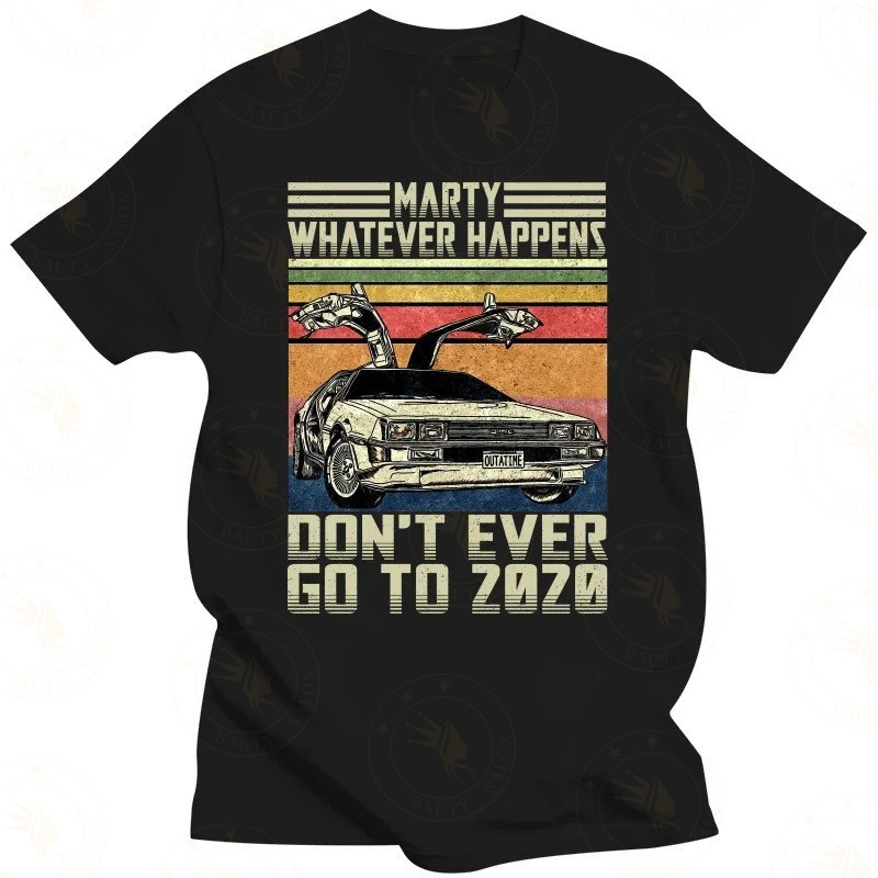 Camiseta Unissex Masculina e Feminina Marty DeLorean, Viagem no Tempo, Algodão Casual