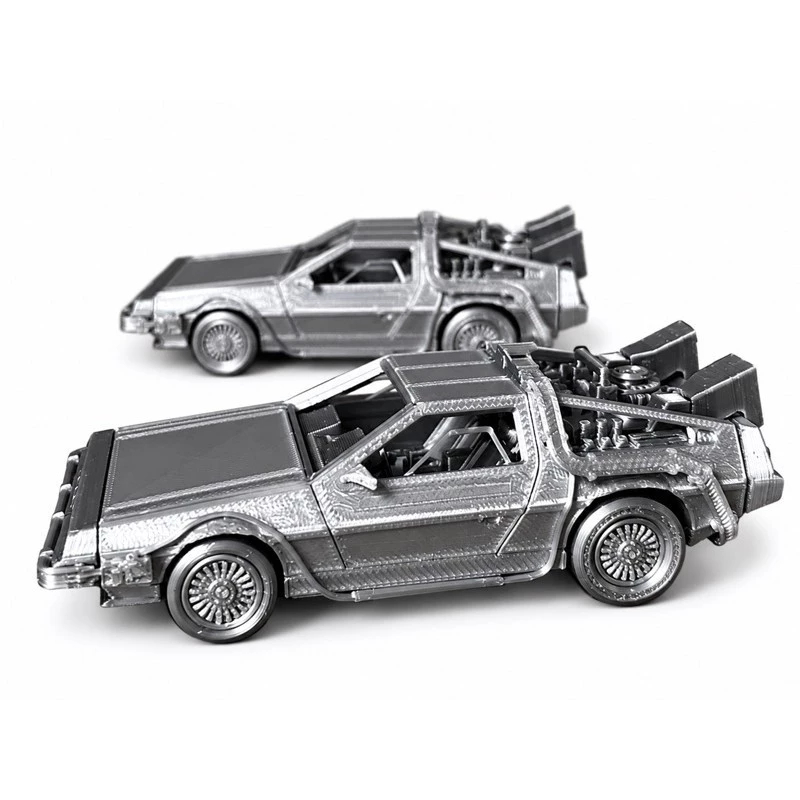 Miniatura montável DeLorean DMC-12 De Volta para o Futuro .
