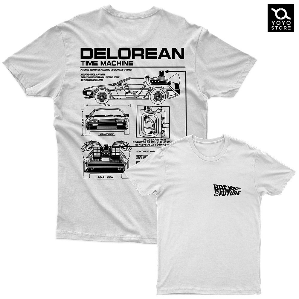 Camiseta Carro De Volta Para o Futuro Delorean Camisa Personalizada Premium