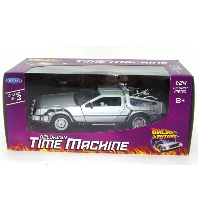 1/24 DELOREAN DE VOLTA PARA O FUTURO 1