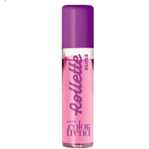 Gloss Avon Color Trend Brilho Rollette para Lábios Chiclete de Tutti Frutti 5,5ml.