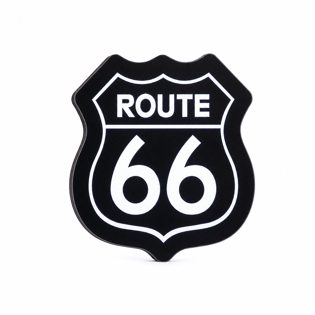 Letreiro Luminoso Route 66 - Decoração Bar