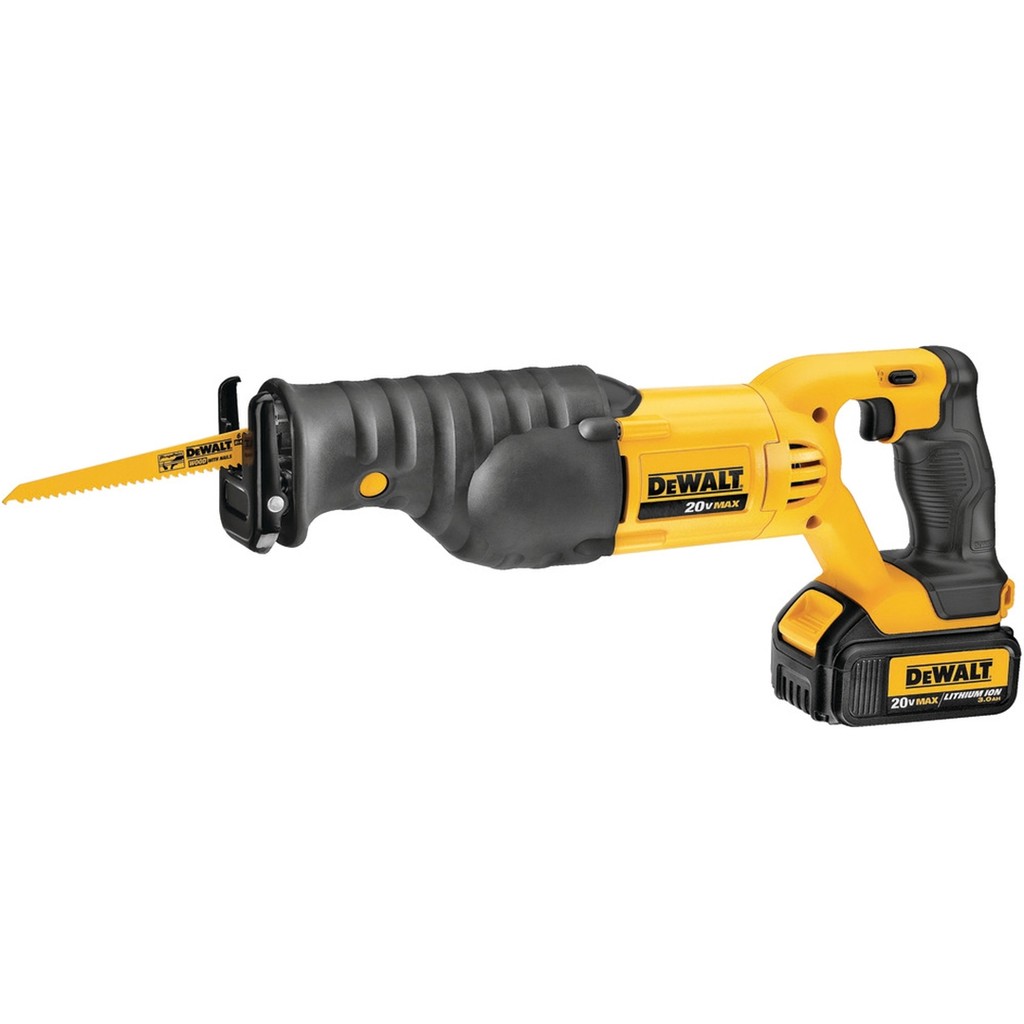 Serra Sabre A Bateria 20V Dewalt 1 Bateria 4A  Carregador Bivolt DCS380KIT-BR