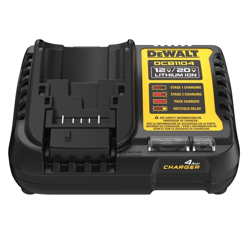 Carregador DeWALT DCB1104-B2 12V/20V Máx e Flexvolt 4.0Ah 220v