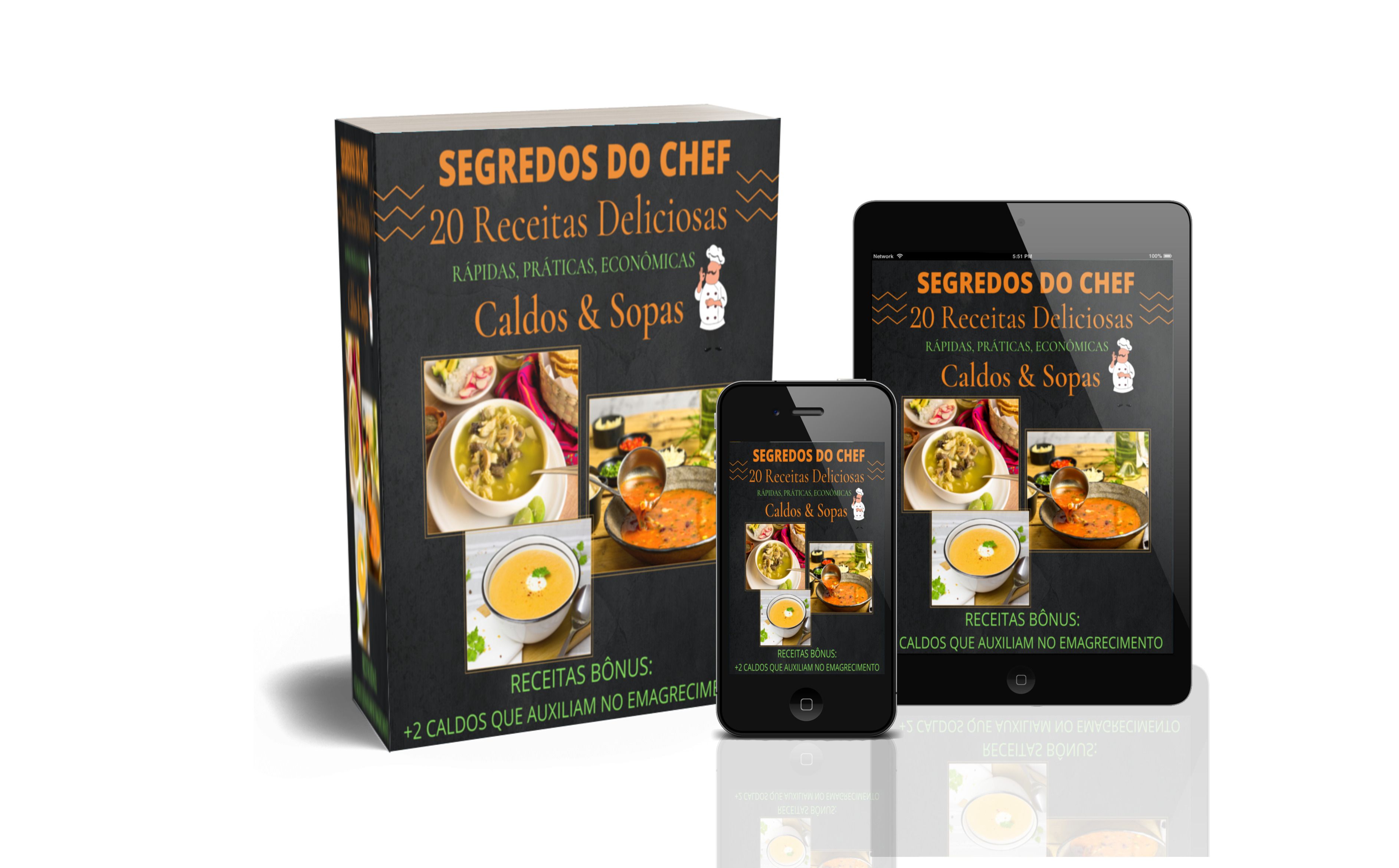 SEGREDOS DO CHEF: RECEITAS DE CALDOS E SOPAS