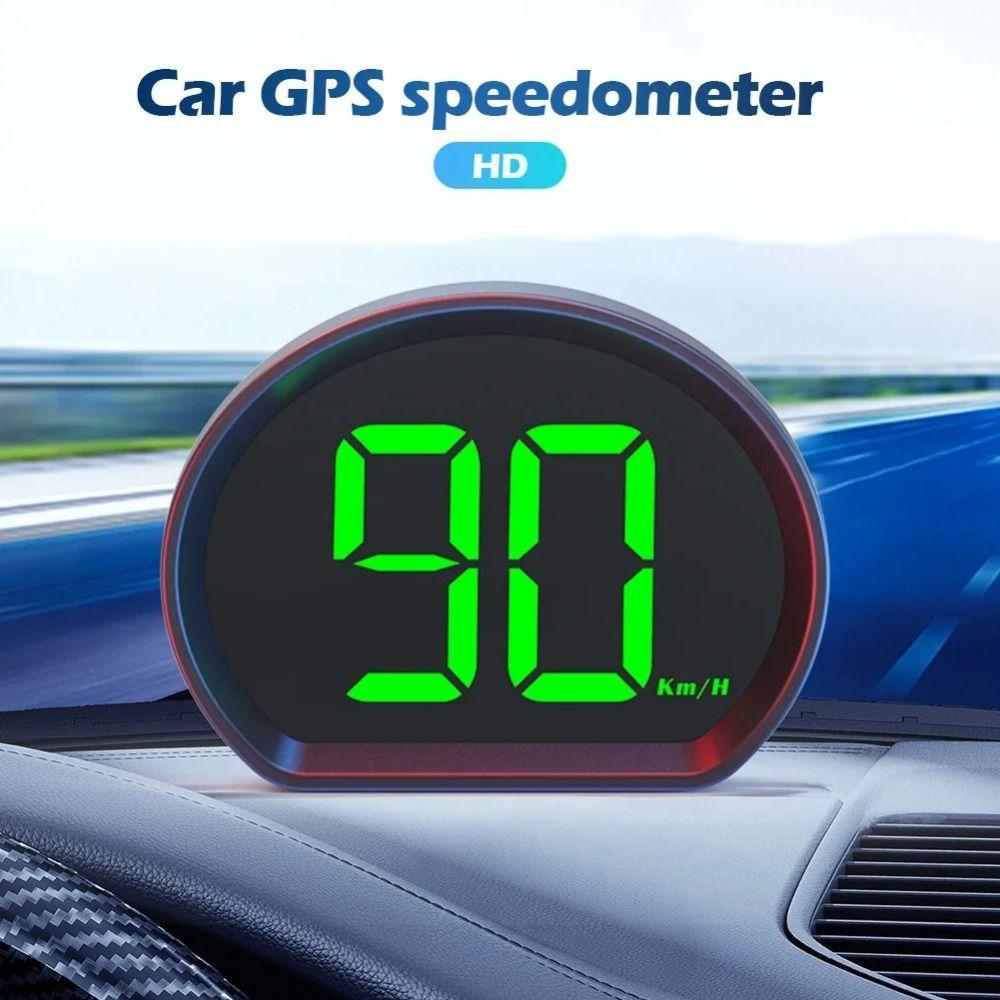 HUD Car Head Up Display , Compatibilidade Versátil KMH/MPH GPS Velocímetro Digital Para Carro , Plástico
