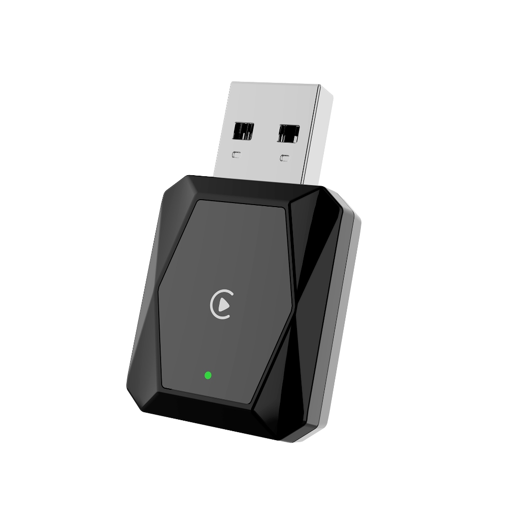 Adaptador 2 em 1 Sem Fio CarPlay & Android Auto, Mini Box CarPlay,Suporte Para Controle de Voz