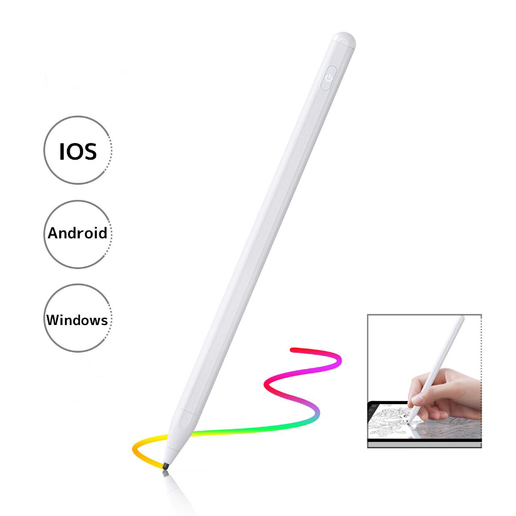 Caneta Stylus Universal Para Telefones E Tablets iOS Capacitiva Com Tela De Toque iPad Apple Pencil