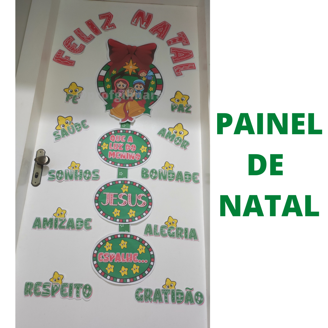 PAINEL DE NATAL MENINO JESUS