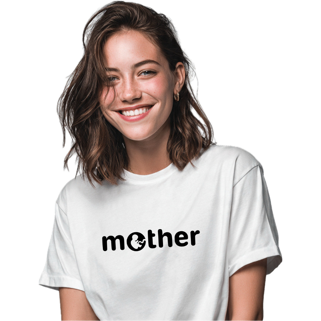 Blusa Mãe Mother Gestante Grávida em Poliéster