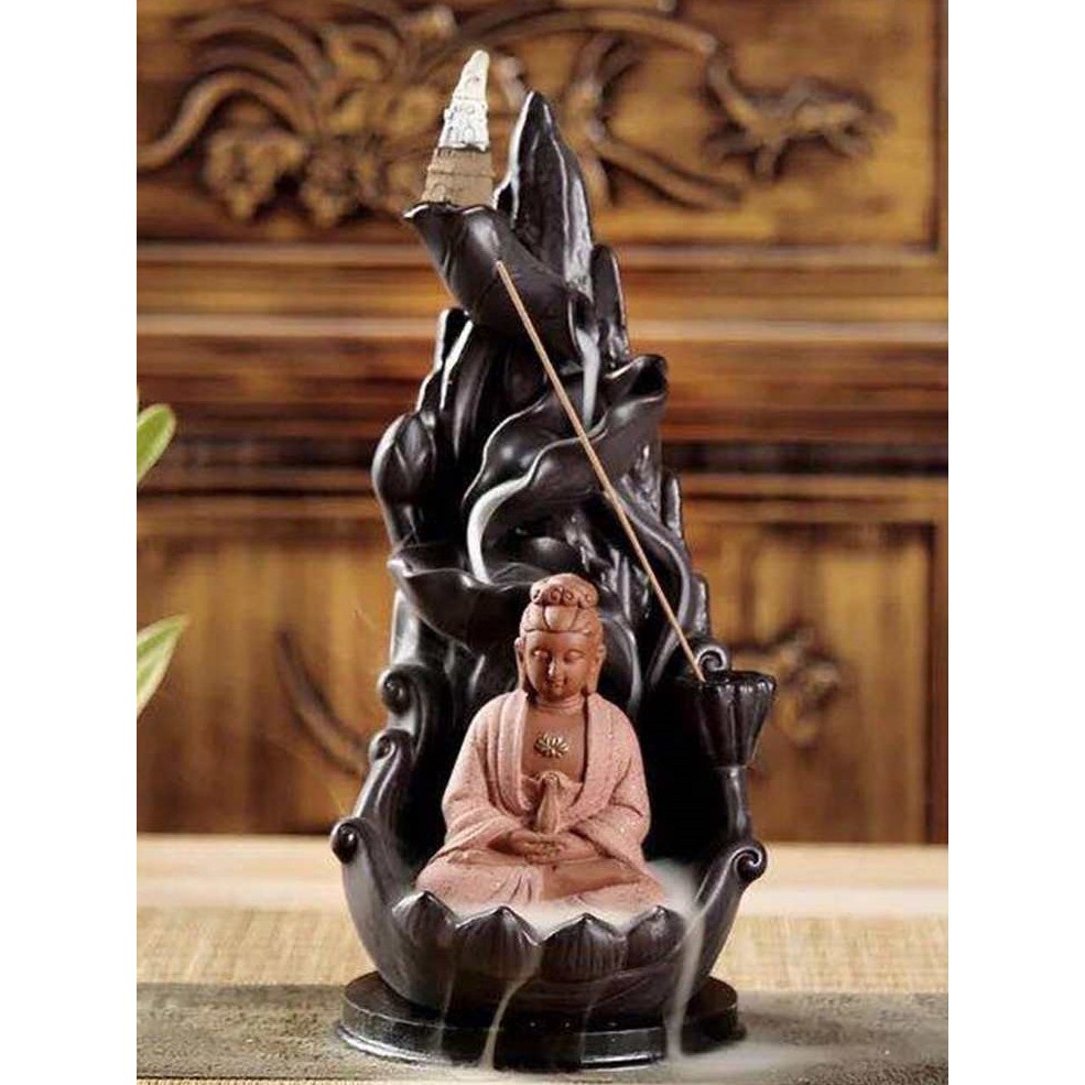 Incensario Cascata Quanyin 22 Cm