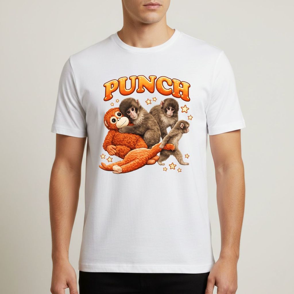 Camiseta Unissex Punch Estampada Algodão Regular Fit Manga Curta Street Trend