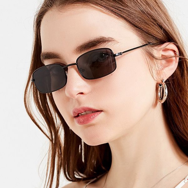 Fashion Trend Retro Sunglasses Square Ladies Small Square Shade Glasses Personality Women Korean Street Shot Sunglasses