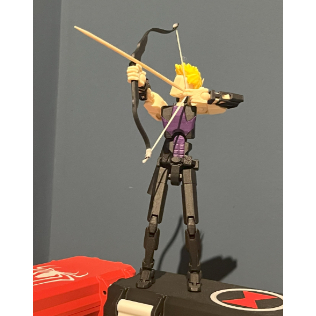 Boneco  Dummy 13 - Fantasia do Gavião Arqueiro Varias Poses - Impressão 3D
