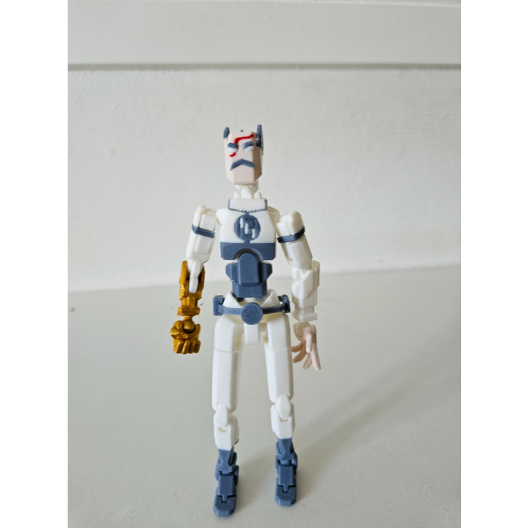 Boneco Dummy 13 Conquista O Invencível Brinquedo Articulado Varias Poses - Impressão 3D