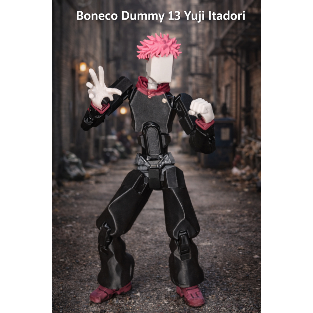 Boneco Dummy 13 Yuji Itadori Brinquedo Articulado Varias Poses - Impressão 3D