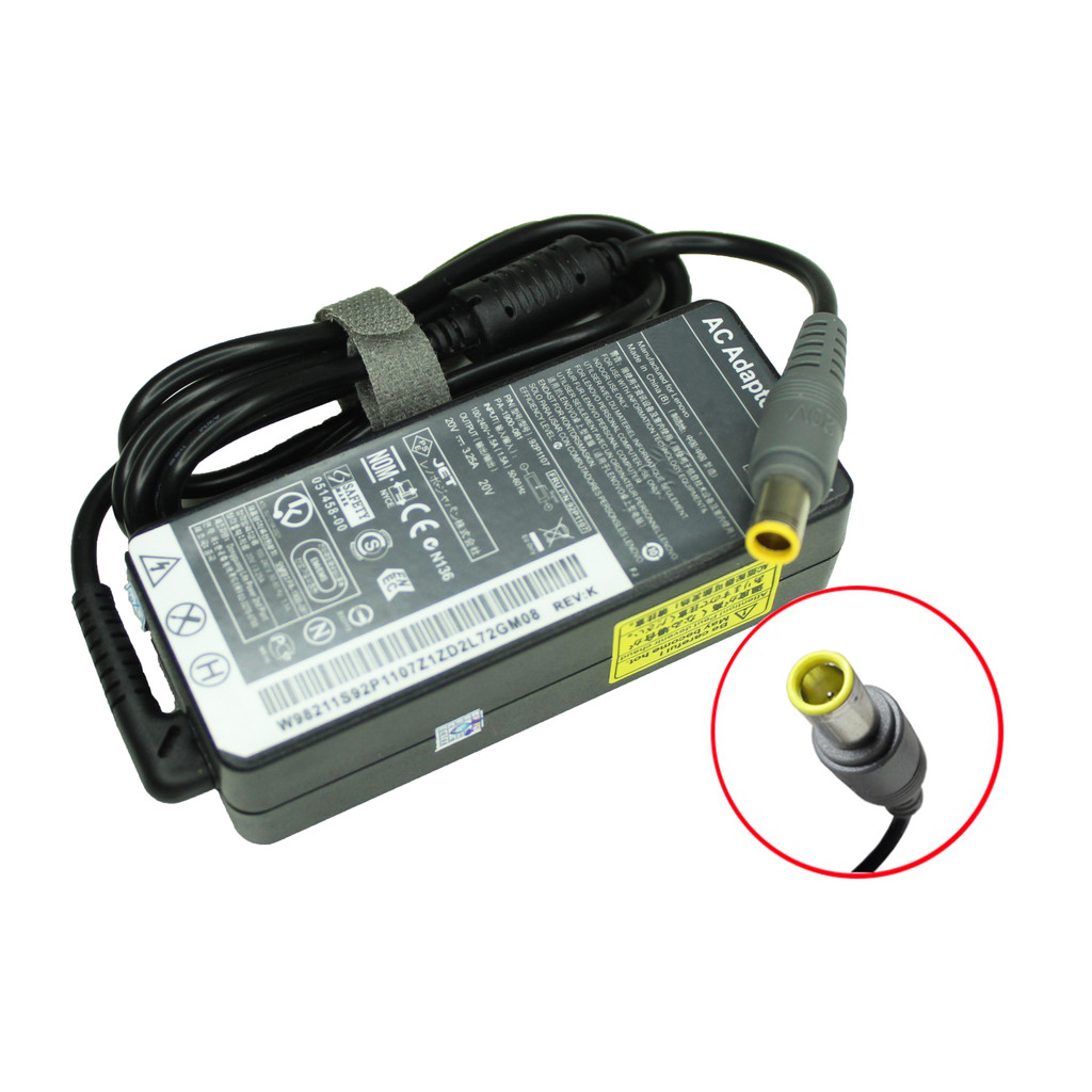FONTE LENOVO P.REDONDO (7.9x5.5MM)65W 20V 3.2A (B490/T410/T420)