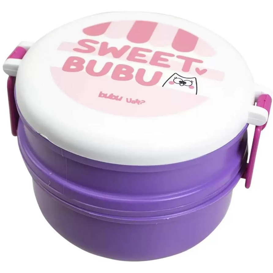 Marmita Redonta Bubu Corujinha 300ml Dupla - Uatt?