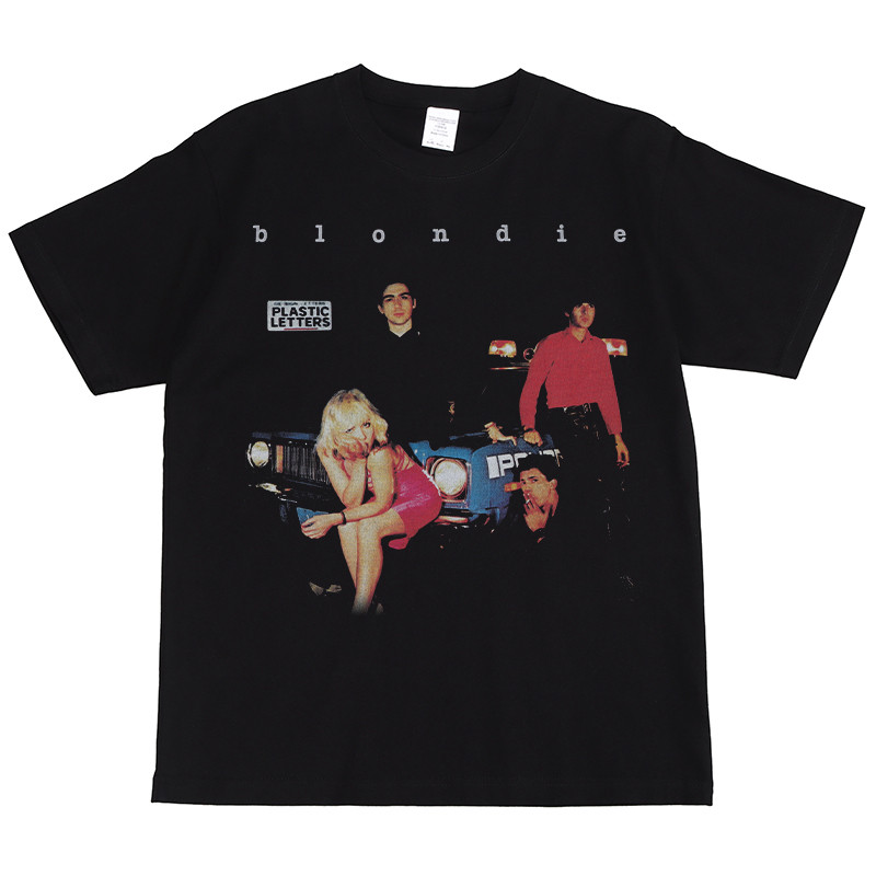 Music Soul Camiseta Blondie Rock Retrô Estampa Digital Confortável Estilosa Moderna Moda