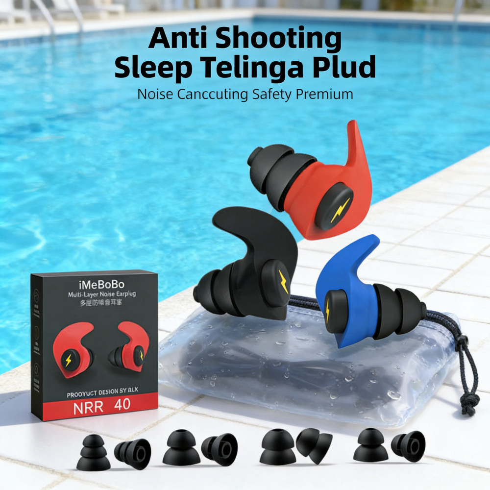 Segurança Para Dormir Natação Tiro Indústria Penutup Telinga Earplug HH Premium Tampões De Ouvido Anti Cancelamento De R