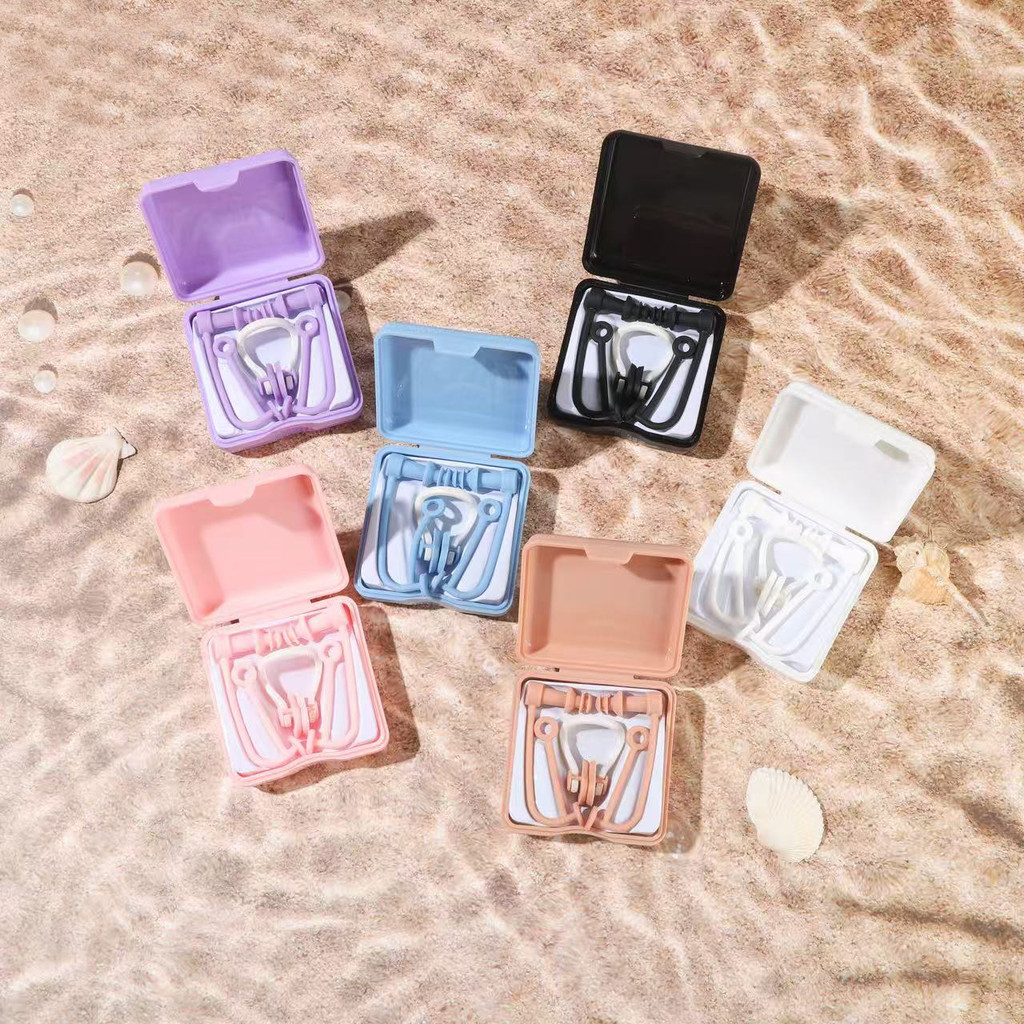 Natação mergulho nariz clipe portátil Earplug nariz clipe de Silicone antiderrapante anti-indentação confortável natação