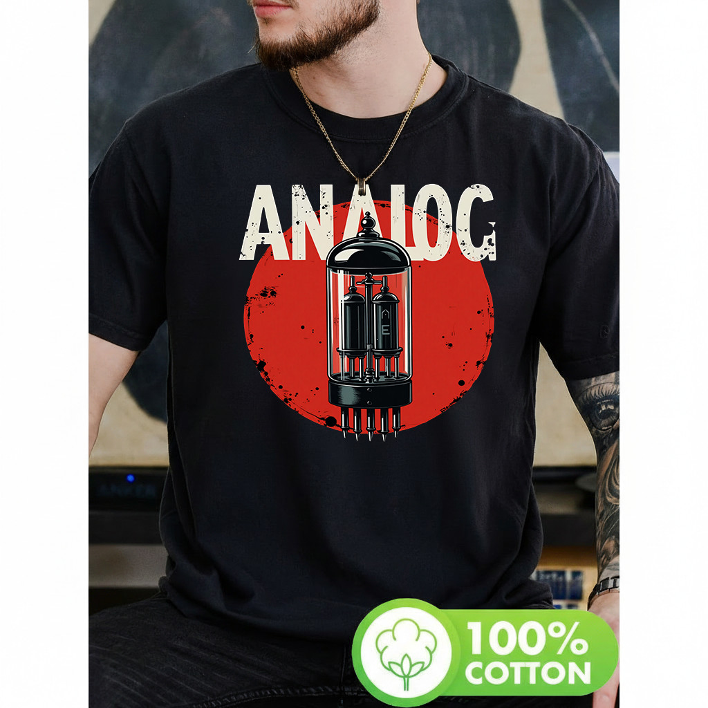 Camiseta Masculina Retrô Tela Analog Premium Estilosa Atemporal Moderna Tendência