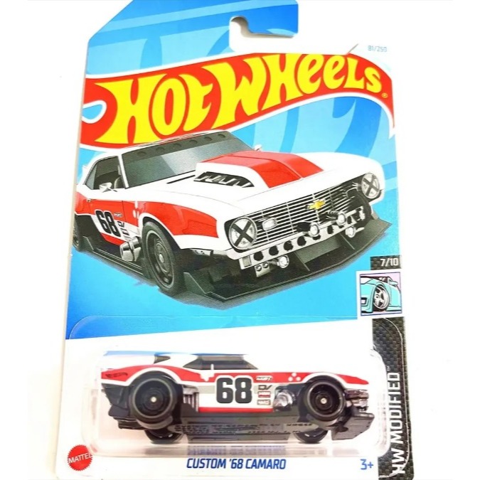 Hot Wheels 1/64 2024: Custom '68 Camaro Modified 81/250 Dv11