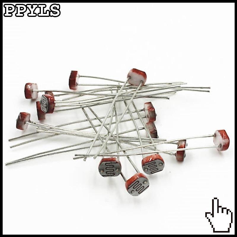 maudlanden88 30 Pcs Fotoresistor LDR CDS 5mm Sensor De Resistor Dependente De Luz GL5516