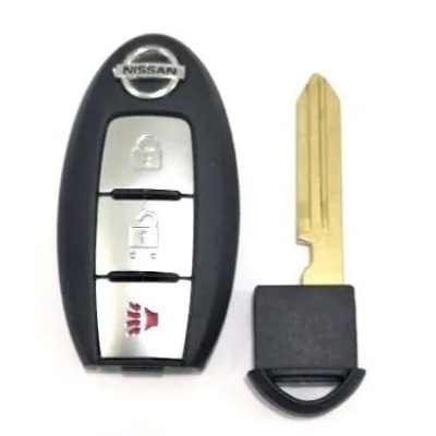 Chave Keyless Presença Nissan 2 Botões + Panico - Carcaça