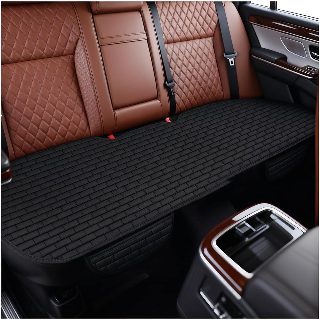Upgraded Car Back Seat Covers with Storage Bag,Versatile Car Rear Seat Cover for Protecting Seats and Organizing Items,B