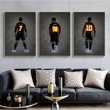Quadro decorativo 3 peças 40x60 Abstrato Camisa 10 decoração mdf para casa sala quarto hall interiores md331
