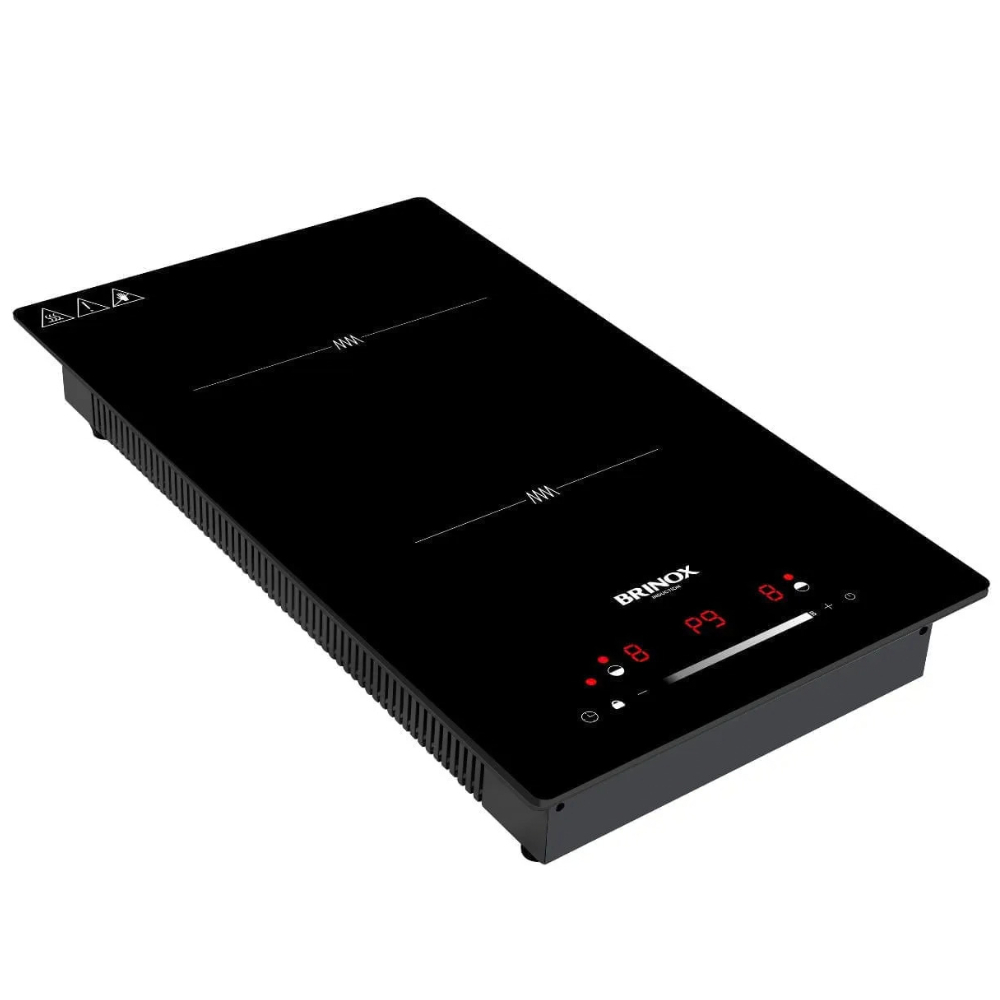 Cooktop de Indução Brinox Touch Screem 2 Bocas