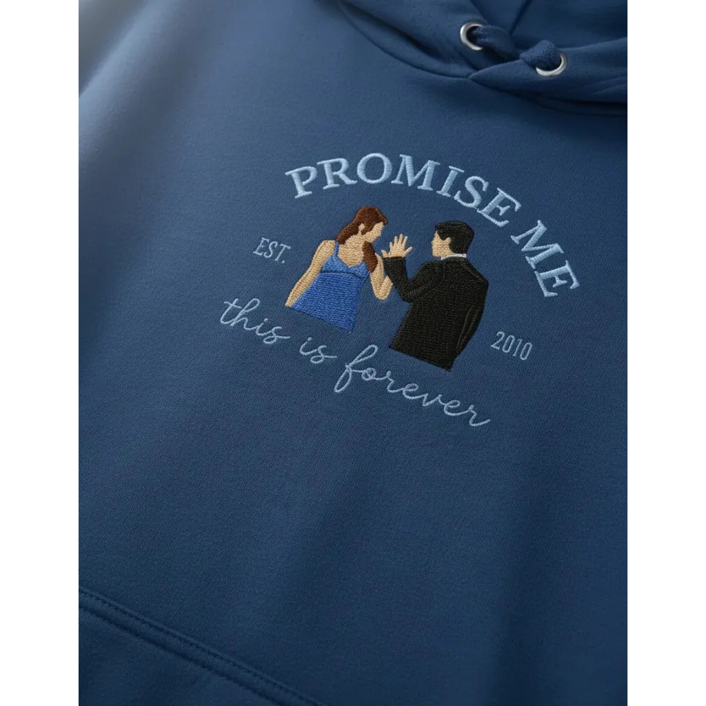 Moletom Bordado The Vampire Diaries Delena - Us Custom