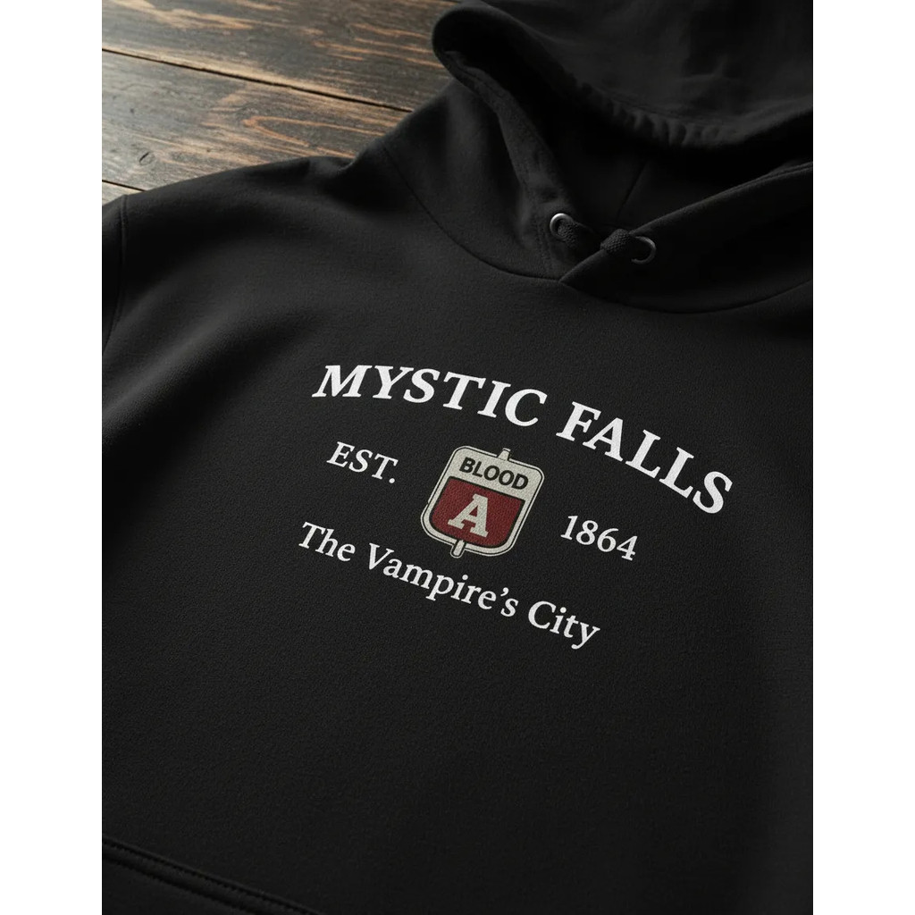 Moletom Bordado The Vampire Diaries Bolsa Mystic - Us Custom