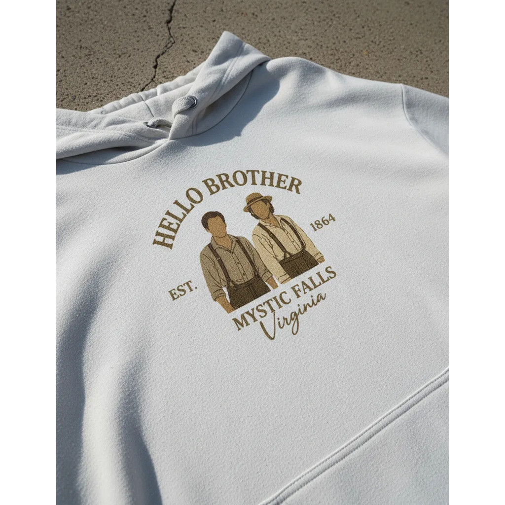 Moletom The Vampire Diaries Hello Brother - Us Custom