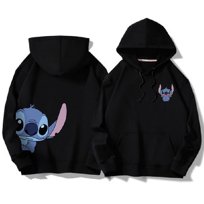 Moletom Cartoon Anime Couple Hoodie Loose Fashion Versatile Casual Women's Top Blusa De Frio