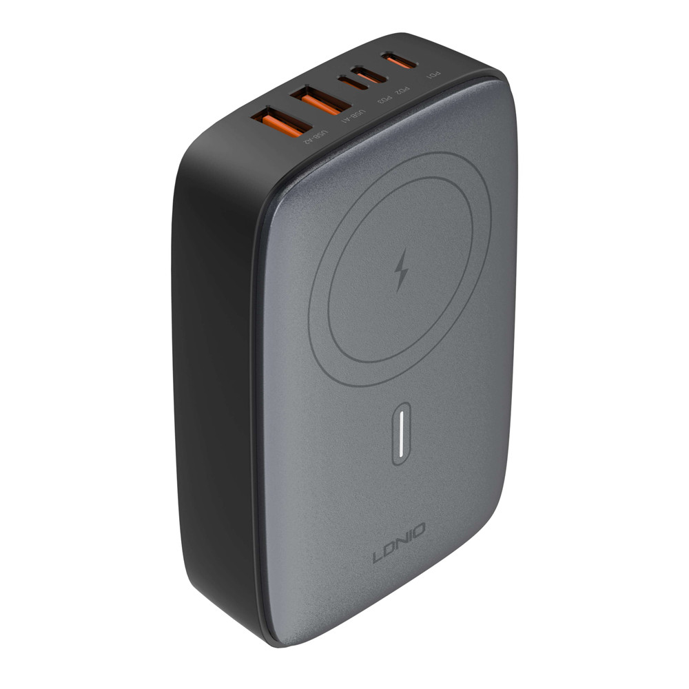 Carregador LDNIO 140W GaN 6IN1 Turbo PD QC Desktop Preto