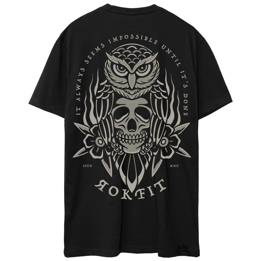 Camiseta It Always Seems Impossible Until It's Done Unissex Masculina Feminina 100% Algodão Premium | Estilo Streetwear