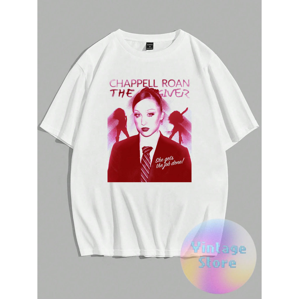 Camiseta Chappell Roan Job Done Vintage Tee Premium Lançamento Alta Qualidade Camisa 100% Algodão