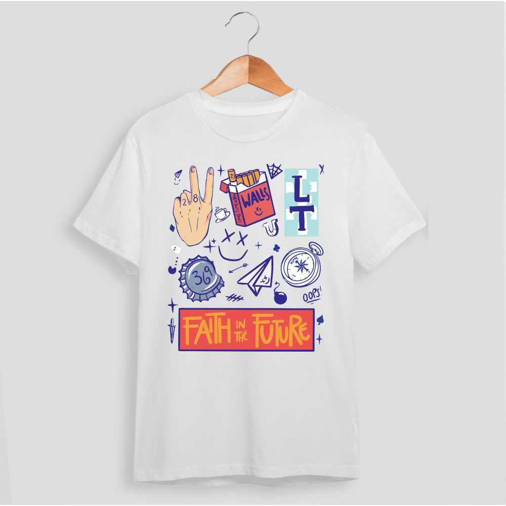 Camiseta Louis Tomlinson | Faith in the Future [tradicional e plus size]